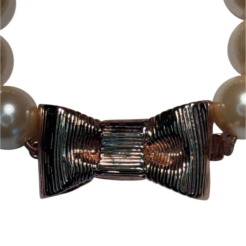 Kate Spade ♠️ All Wrapped Up In Pearls Large Bracelet - Picture 14 of 15
